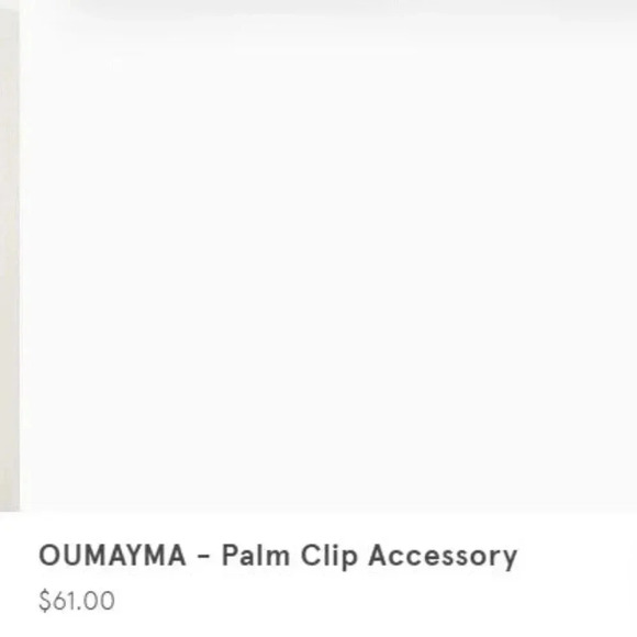 Aperçu x Oumayma | Handmade Limited Edition Removable Palm Clip-  NWOT - Picture 16 of 16